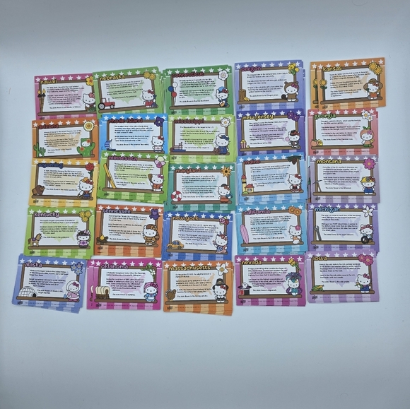 Sanrio Hello Kitty America the Beautiful Upper Deck Sticker Trading Cards - Picture 4 of 6